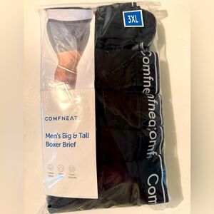 Men's 5-Pack Big & Tall 3XL Boxer Briefs Underwear NEW